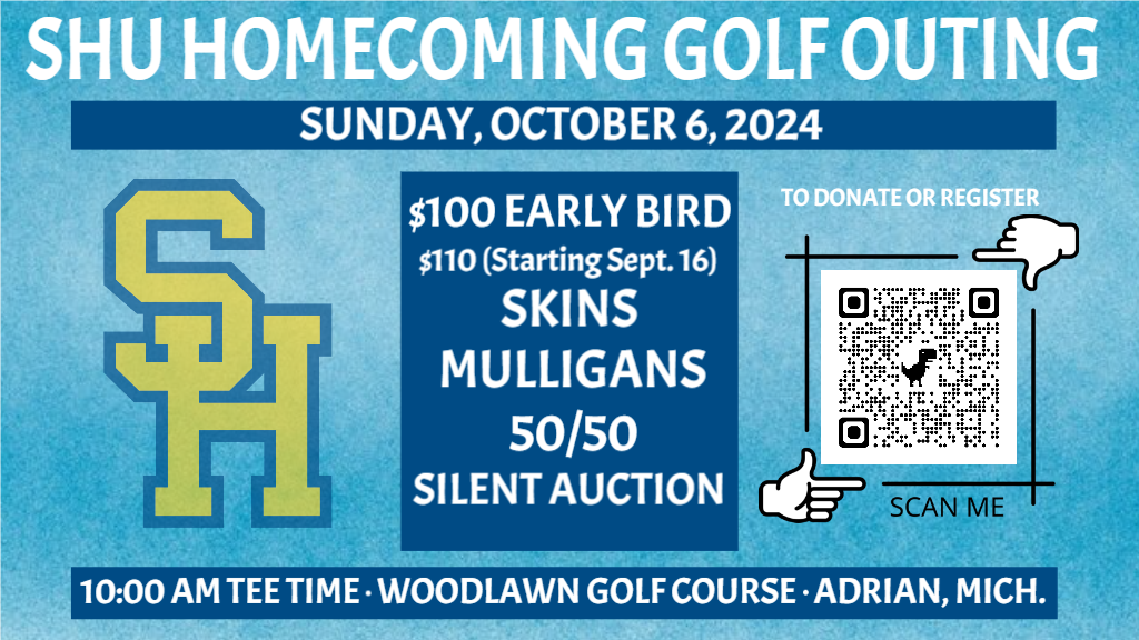 Athletics Homecoming Golf Outing October 6th