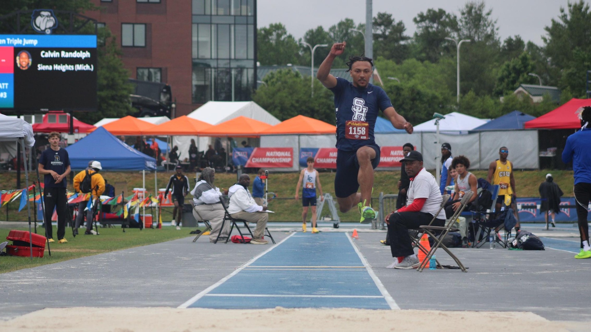 Randolph Finishes Out SHU Men's T&amp;F History In Triple Jump