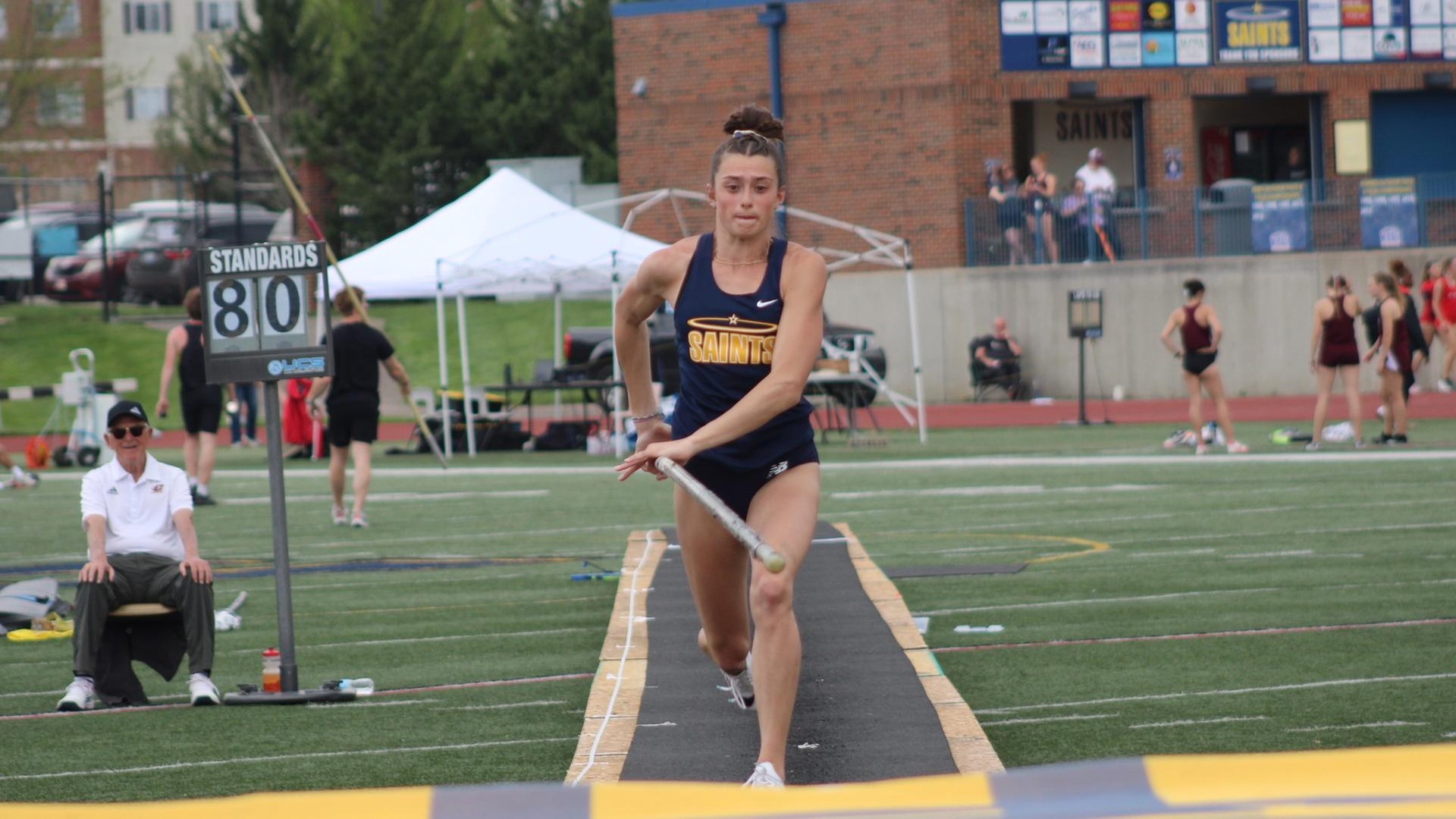 Stewart Wins Pole Vault As Women Place Fourth At WHAC Outdoors