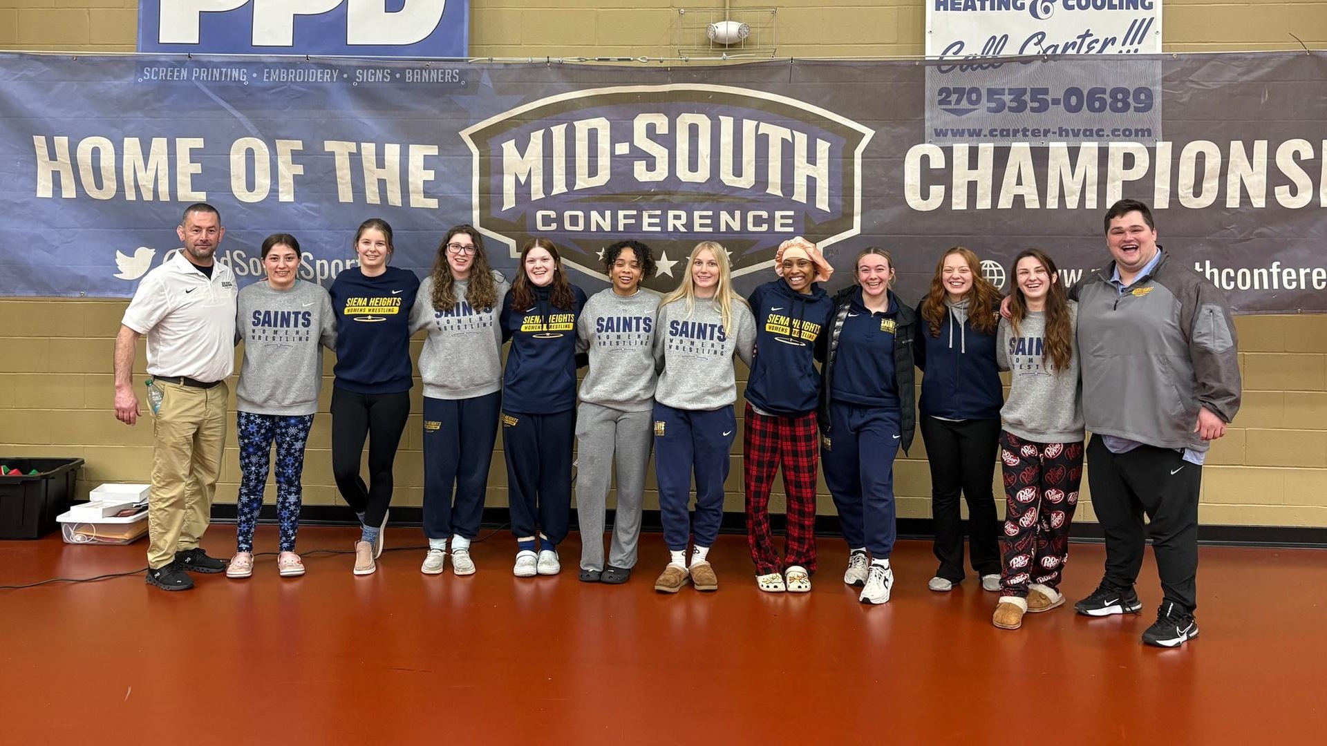 Women's Wrestling Finishes Season At Mid-South Championships